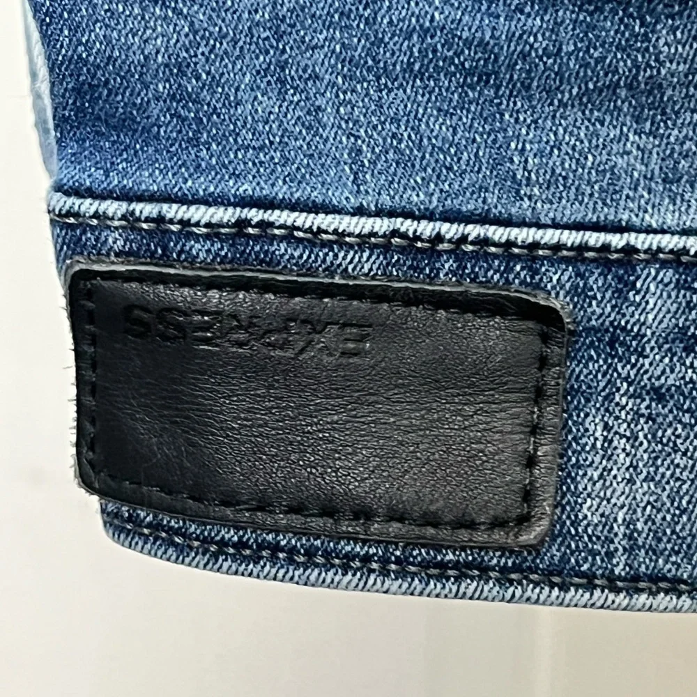 Express Super Soft High Rise Denim Jegging Plus Size S18R - Picture 5 of 5